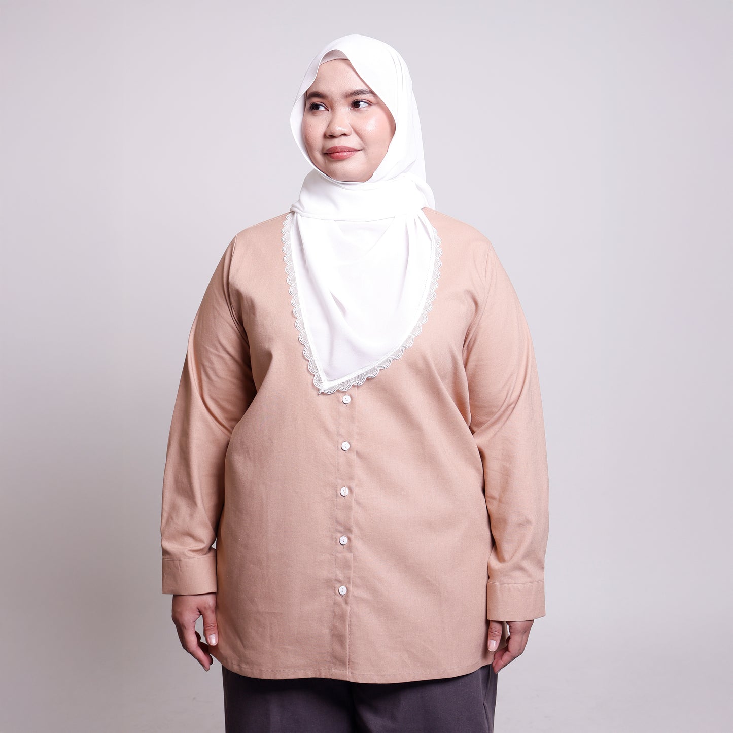 Linen Top in Desert Sand