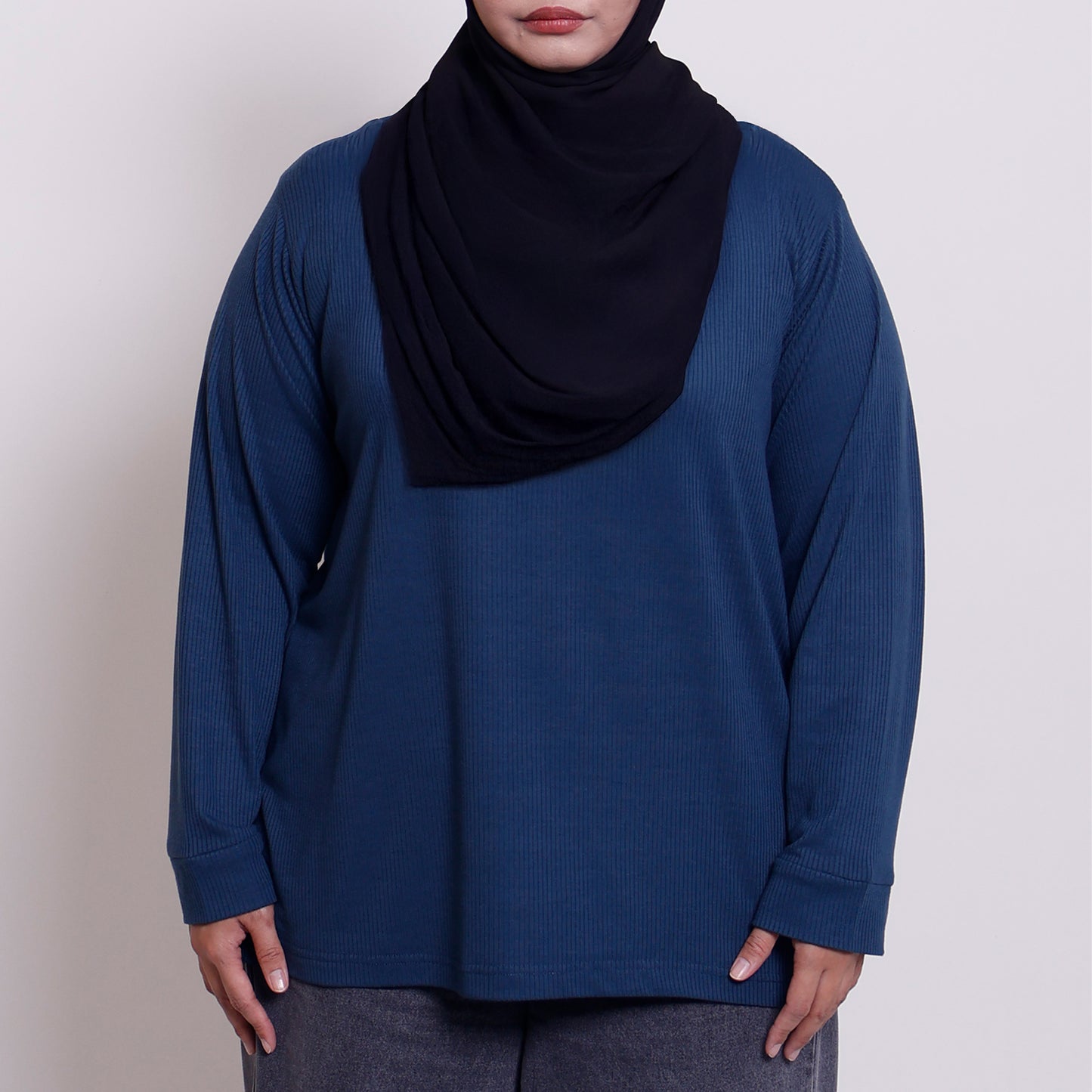 ComfyKnit Everyday Top in Midnight Teal